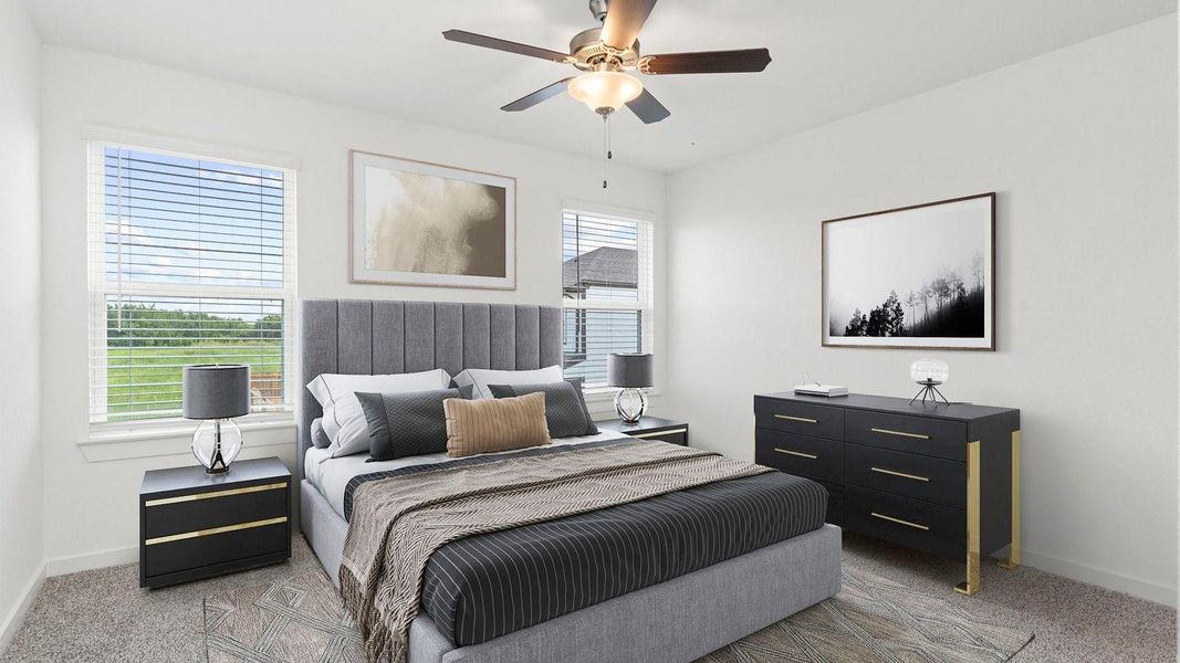 *Elevations, exterior/ interior colors, options, available upgrades that require an additional charge, and standard features will vary in each community and subject change without notice. Call for details.