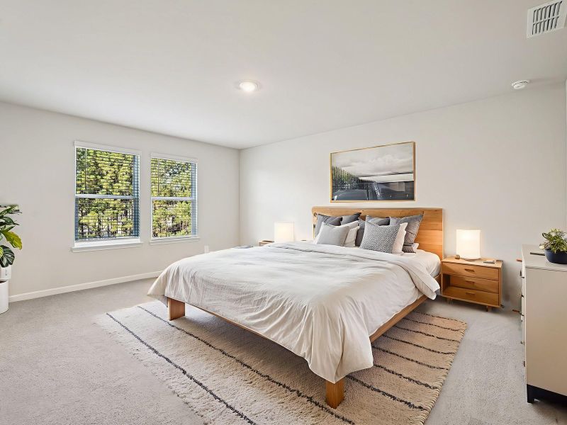 Furnished interior view inside a new home in Ivey Township, Dallas (Image 8).
