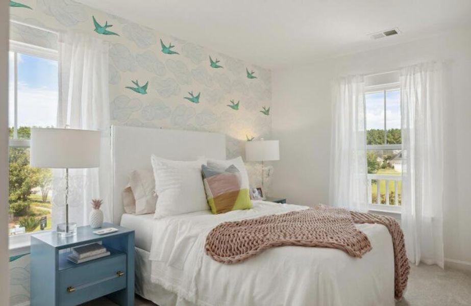 Furnished interior view inside a new home in Sweetgrass at Summers Corner, Summerville (Image 10).