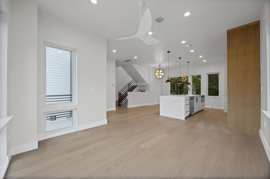 Spacious, unfurnished interior of a new home in , Austin (Image 16). Spacious, unfurnished interior of a new home in , Austin (Image 16).