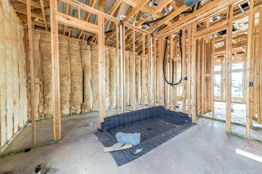 In-progress construction of a new home in , Needville, TX (Image 17).