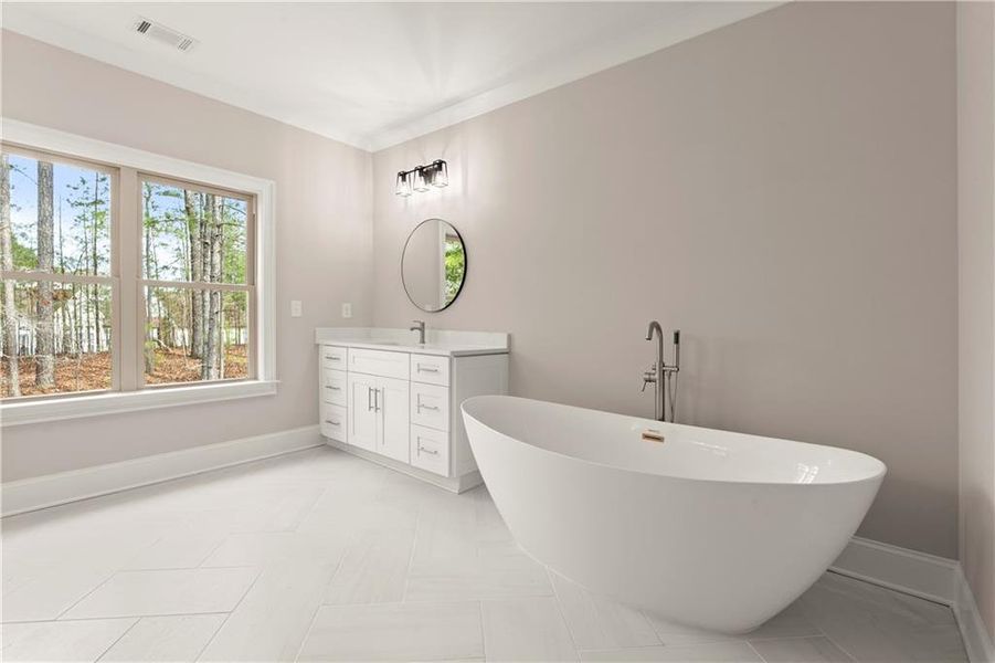 Furnished interior view inside a new home in , Canton (Image 15).