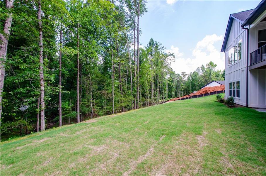 Exterior details and patio area of a home in , Hoschton (Image 31). Exterior details and patio area of a home in , Hoschton (Image 31).