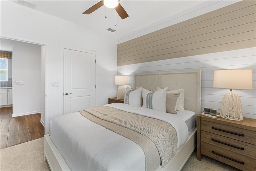 Furnished interior view inside a new home in Del Webb at Lake Oconee, Greensboro (Image 8).