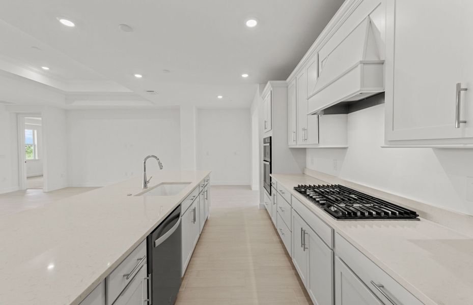 Furnished interior view inside a new home in Del Webb Oak Creek, North Fort Myers (Image 6).