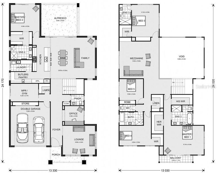 2D floor plan layout of this home in , Myakka City, FL (Image 3).