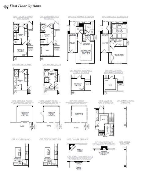 2D floor plan layout of this home in Founders Club, Moore, SC (Image 4).