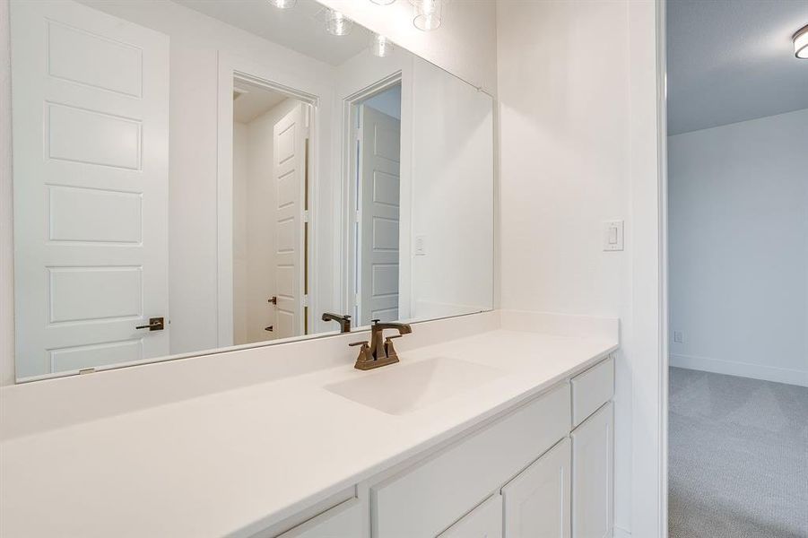 Furnished interior view inside a new home in Sweetgrass, Haslet (Image 10).