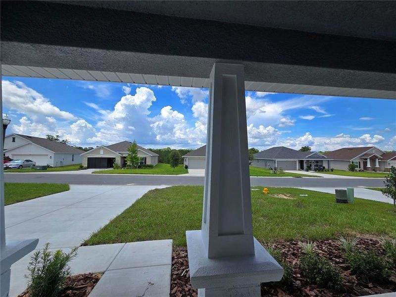 view from front portch view from front portch