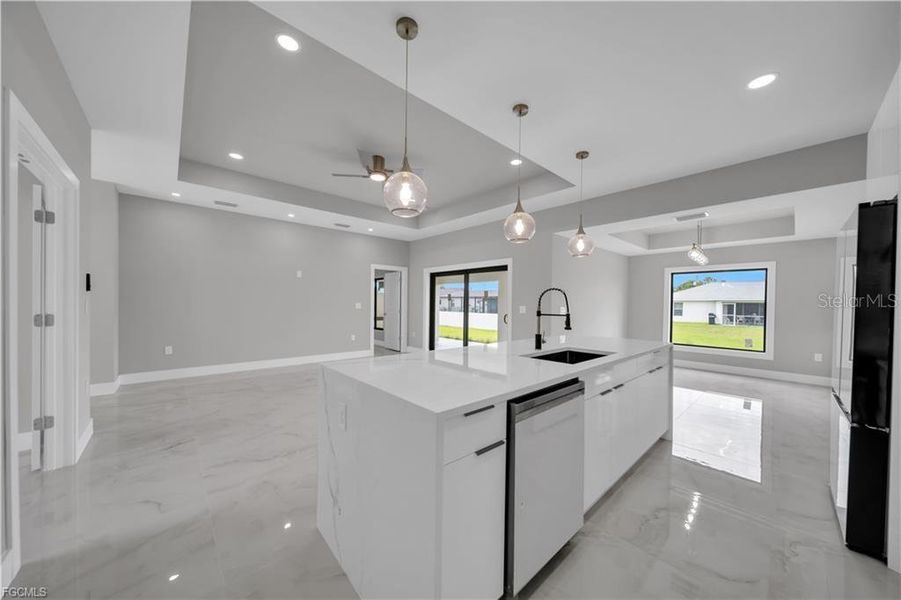 Furnished interior view inside a new home in , Lehigh Acres (Image 9). Furnished interior view inside a new home in , Lehigh Acres (Image 9).