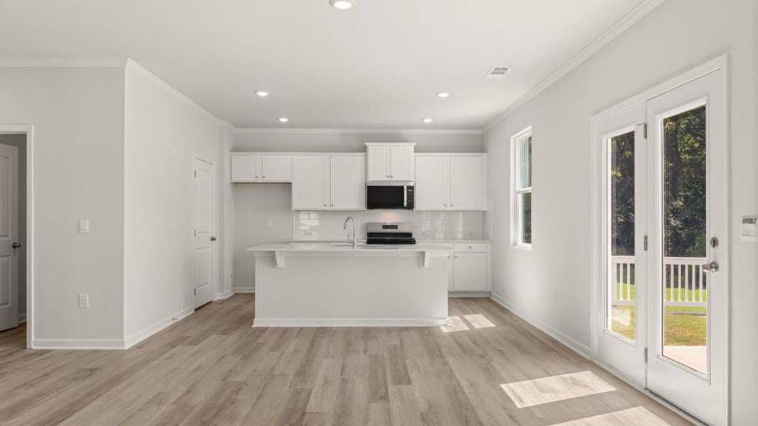 Furnished interior view inside a new home in Braselton Village, Braselton (Image 5).