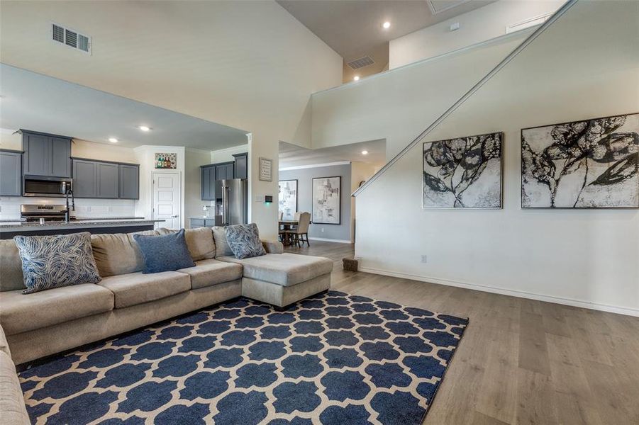 Furnished interior view inside a new home in , Little Elm (Image 17). Furnished interior view inside a new home in , Little Elm (Image 17).