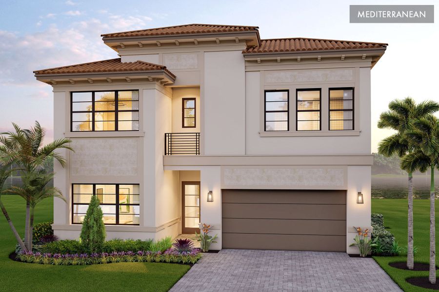 Representative exterior photo of a completed home built from the Polaris by GL Homes in Apex at Avenir, Palm Beach Gardens, FL (Image 12). Representative exterior photo of a completed home built from the Polaris by GL Homes in Apex at Avenir, Palm Beach Gardens, FL (Image 12).