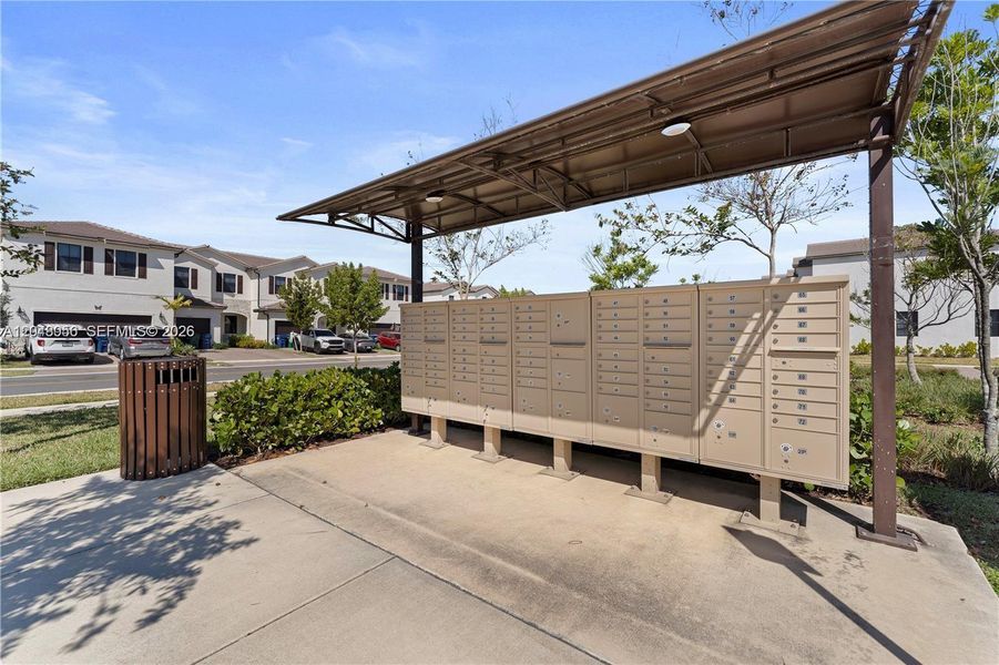 Exterior details and patio area of a home in , Miami (Image 14). Exterior details and patio area of a home in , Miami (Image 14).