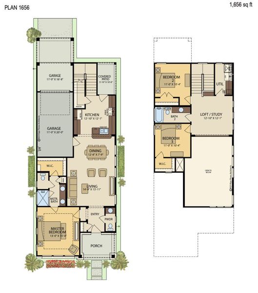 2D floor plan layout for the 1656 by Wes Peoples Homes in Town Creek, New Braunfels, TX (Image 3). 2D floor plan layout for the 1656 by Wes Peoples Homes in Town Creek, New Braunfels, TX (Image 3).