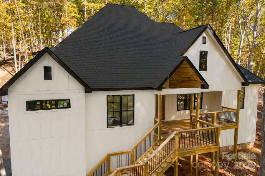Exterior details and patio area of a home in , York (Image 1).