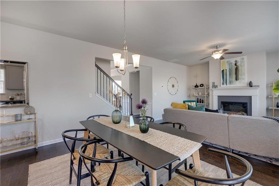 Furnished interior view inside a new home in Alcovy Village, Lawrenceville (Image 11). Furnished interior view inside a new home in Alcovy Village, Lawrenceville (Image 11).