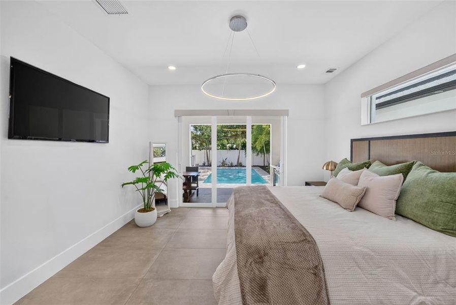 Furnished interior view inside a new home in , Sarasota (Image 53).
