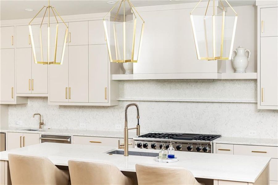 Furnished interior view inside a new home in , Marietta (Image 64).