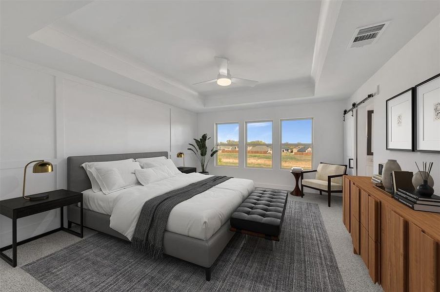 Furnished interior view inside a new home in Heritage Ranch, Sherman (Image 11). Furnished interior view inside a new home in Heritage Ranch, Sherman (Image 11).