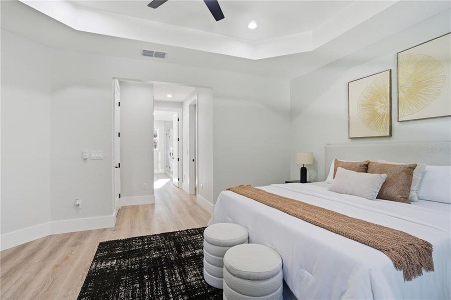 Furnished interior view inside a new home in , Belle Isle (Image 40).