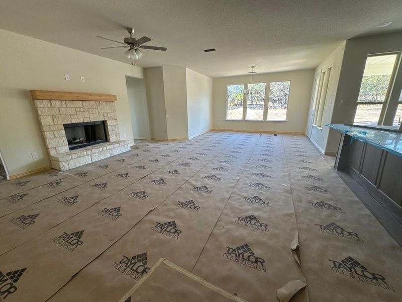 In-progress construction of a new home in Oak Grove Addition, Springtown, TX (Image 7). In-progress construction of a new home in Oak Grove Addition, Springtown, TX (Image 7).