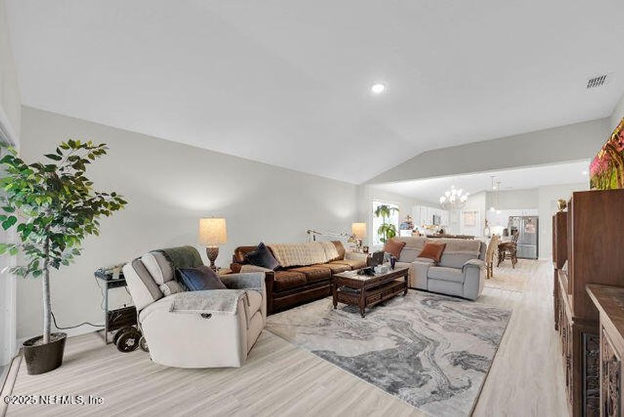 Furnished interior view inside a new home in Edinburgh Village, Jacksonville (Image 3). Furnished interior view inside a new home in Edinburgh Village, Jacksonville (Image 3).