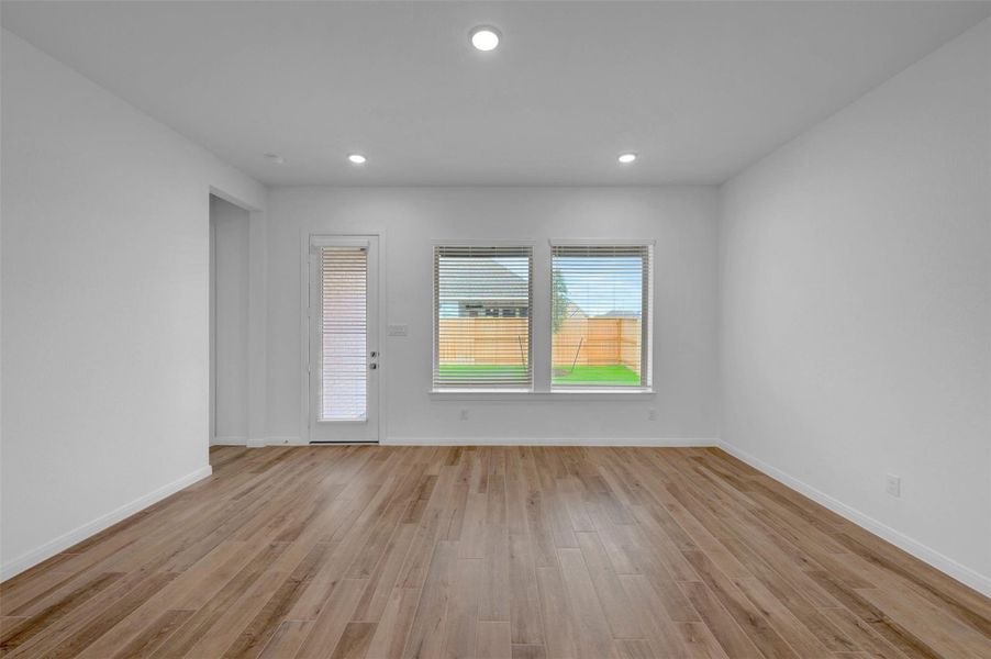 Spacious, unfurnished interior of a new home in Meridiana - Terrace Collection, Manvel (Image 18).