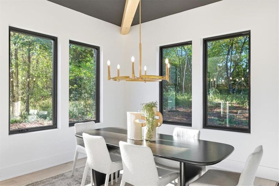 Furnished interior view inside a new home in Aster, Roswell (Image 16).