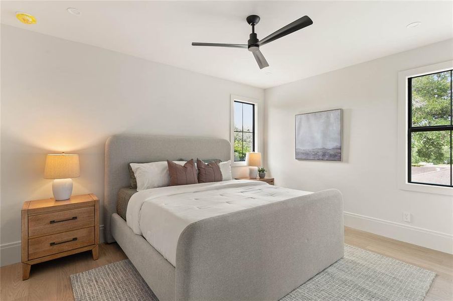 Furnished interior view inside a new home in , Orlando (Image 32).