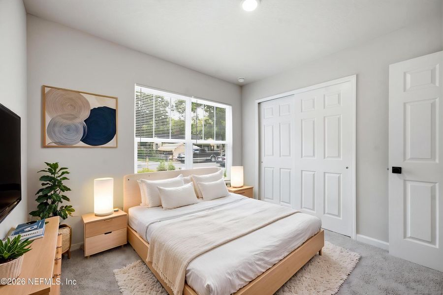 Furnished interior view inside a new home in , Jacksonville (Image 14). Furnished interior view inside a new home in , Jacksonville (Image 14).