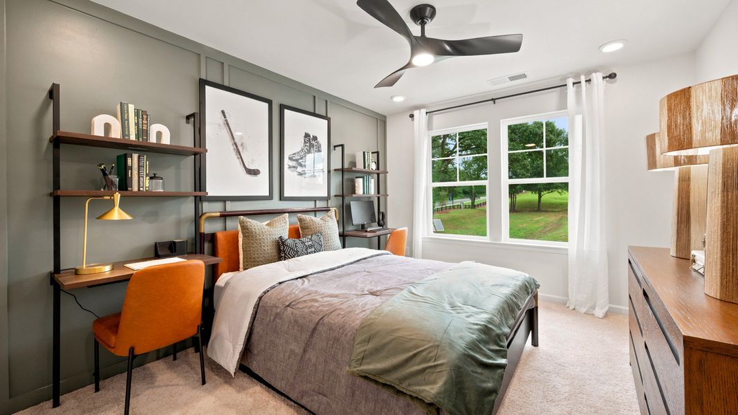 Representative furnished interior of a home built from the Rosemary II by DRB Homes in Everson, Snellville (Image 22).
