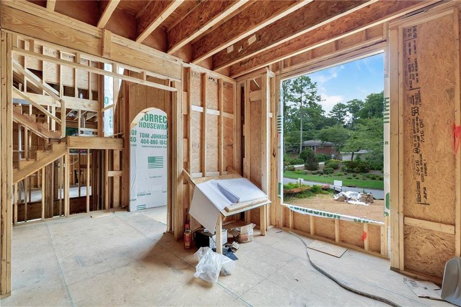 In-progress construction of a new home in , Atlanta, GA (Image 7).