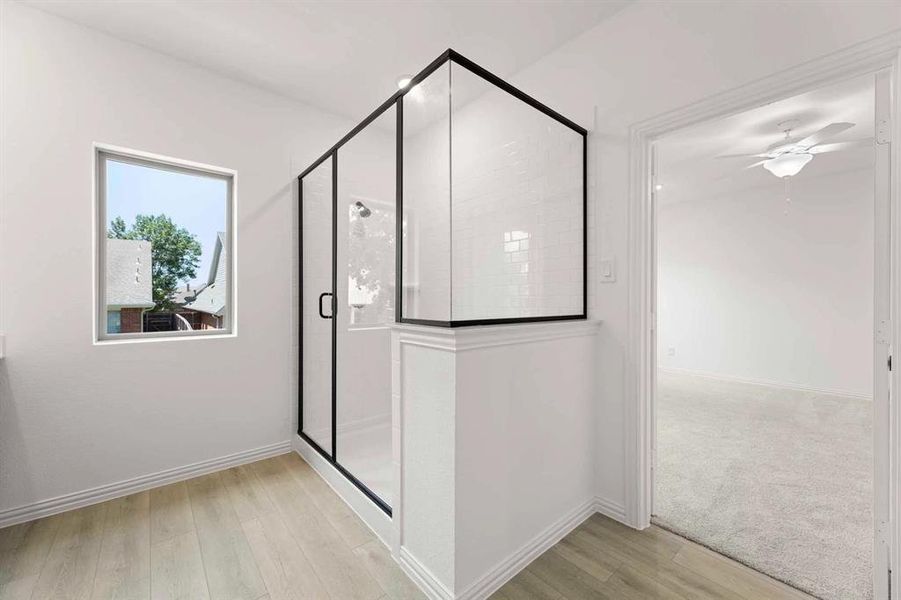 Furnished interior view inside a new home in Sereno Oaks at Buckner Terrace, Dallas (Image 9). Furnished interior view inside a new home in Sereno Oaks at Buckner Terrace, Dallas (Image 9).