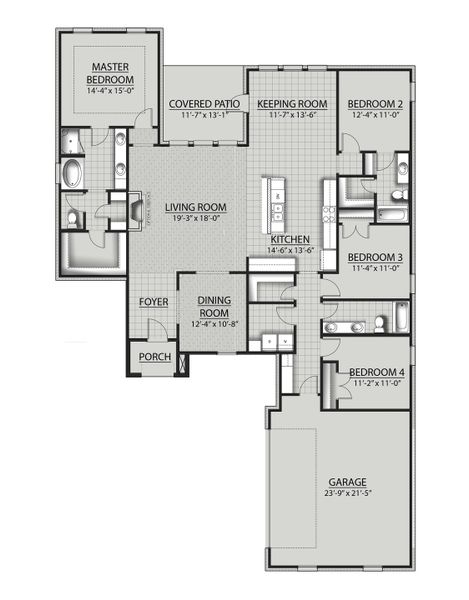 Claudet III A - Floor Plan - DSLD Homes