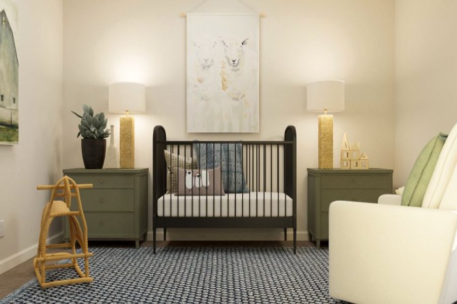 A room with a bed and a chair. A room with a bed and a chair.