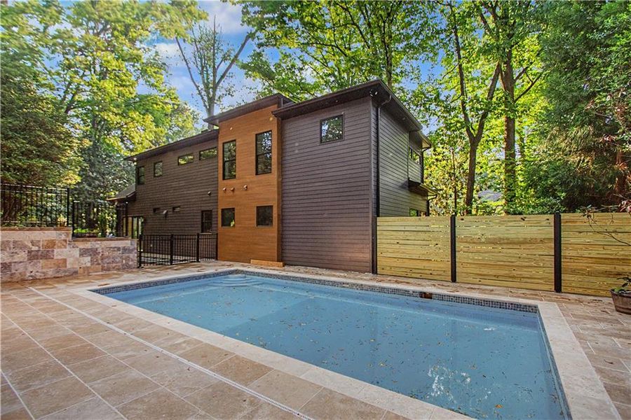 Exterior details and patio area of a home in , Atlanta (Image 21).