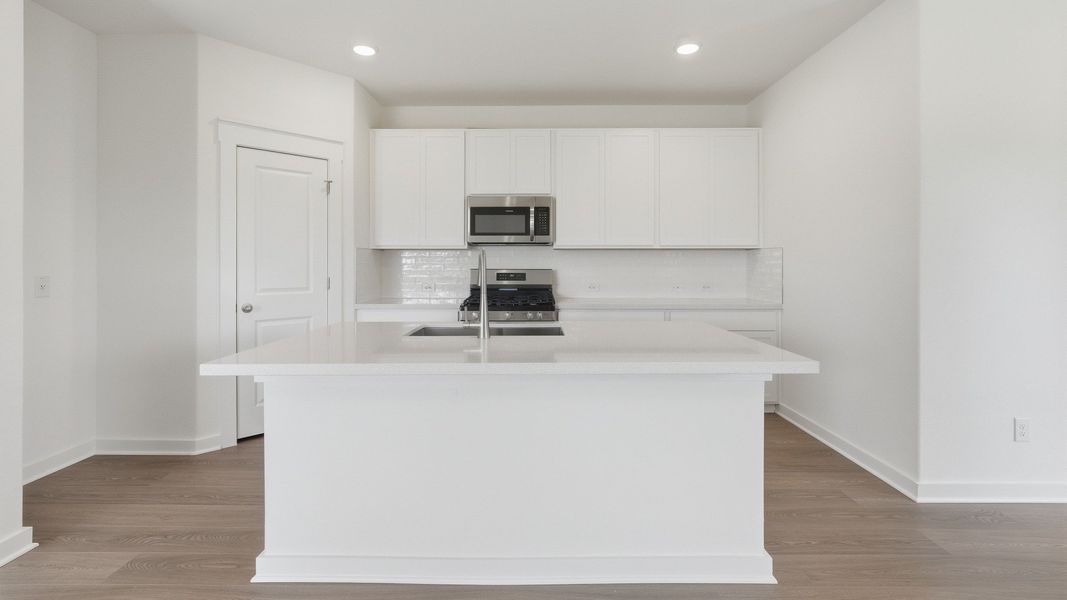 Furnished interior view inside a new home in Creeks Crossing, Elgin (Image 14).