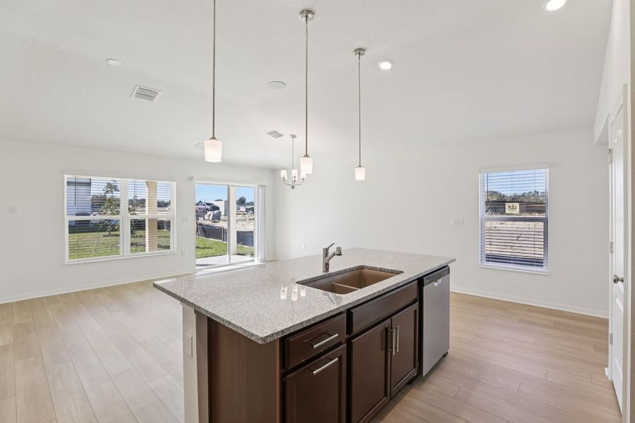 Furnished interior view inside a new home in Robins Run, Lake Wales (Image 10).