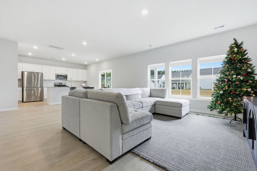 Furnished interior view inside a new home in Sweetgrass at Summers Corner: Carolina Collection, Summerville (Image 10).