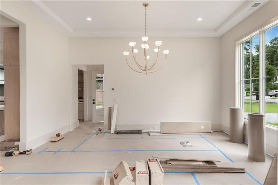 In-progress construction of a new home in , Alpharetta, GA (Image 15).