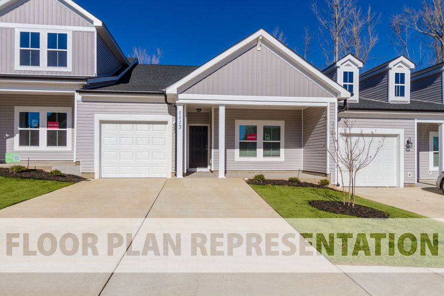 Macon 2-Bedroom Townhome Front Exterior Representation Photo