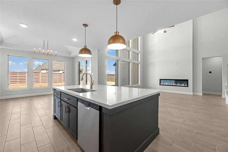 Furnished interior view inside a new home in Austin Point, Richmond (Image 10).