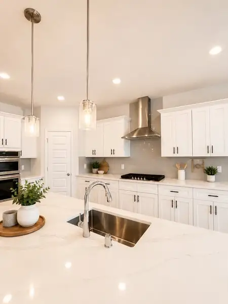 Representative furnished interior of a home built from the Keystone 2600 SH by Saratoga Homes in Townsen Landing, Humble (Image 4).