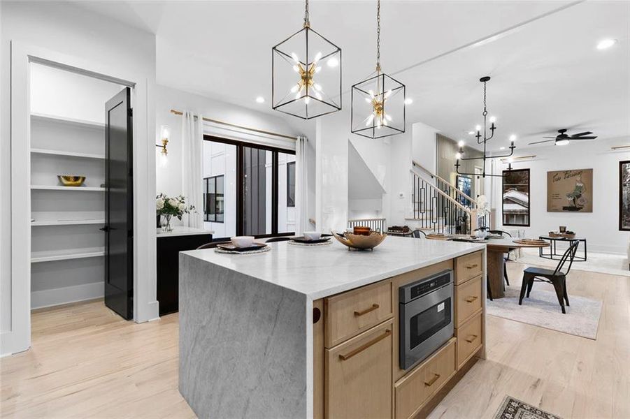 Furnished interior view inside a new home in , Atlanta (Image 13).