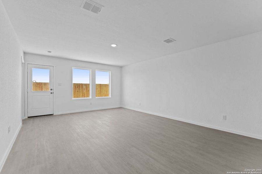 Spacious, unfurnished interior of a new home in Randolph Crossing: Cottage Collection, Converse (Image 9). Spacious, unfurnished interior of a new home in Randolph Crossing: Cottage Collection, Converse (Image 9).