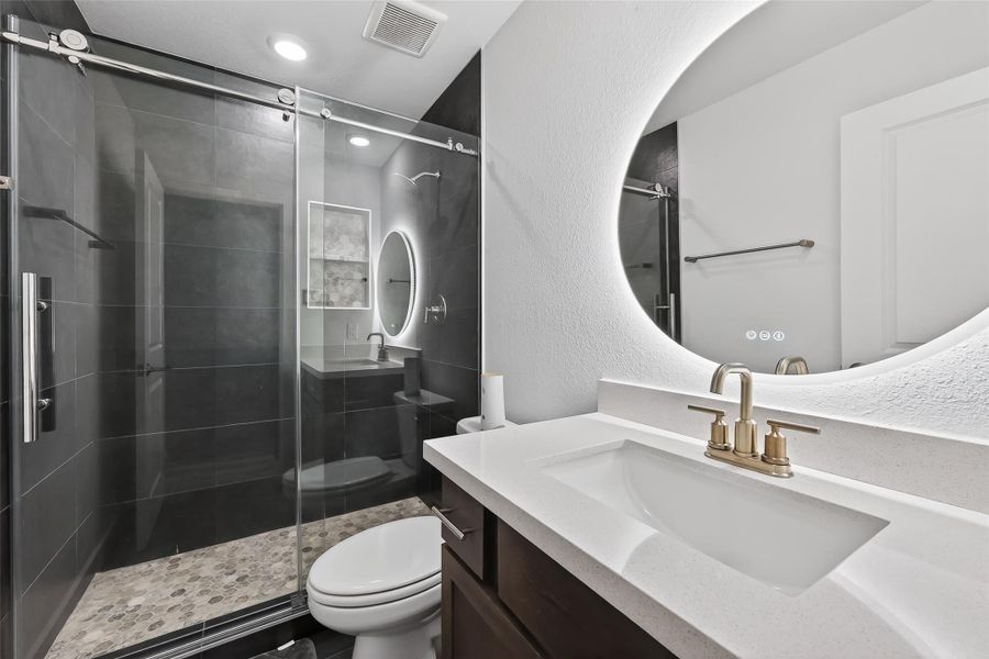 Furnished interior view inside a new home in Avalon at Cypress, Cypress (Image 33).