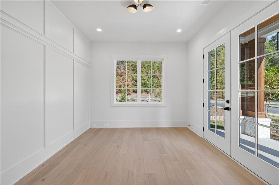 Spacious, unfurnished interior of a new home in Town Farms, Peachtree Corners (Image 50).