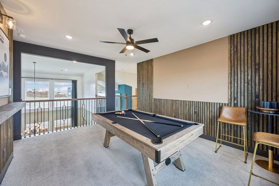 Furnished interior view inside a new home in Las Lomas, Forney (Image 22).