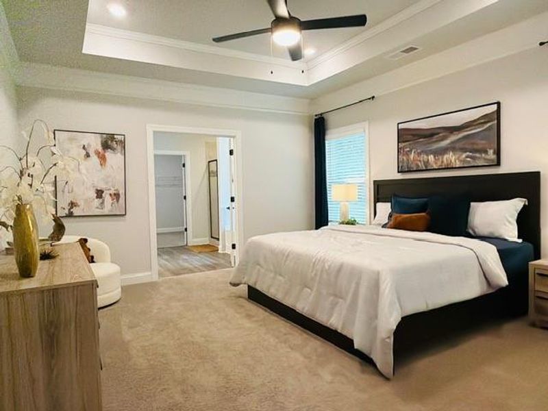 Furnished interior view inside a new home in Tuscany Hills, Douglasville (Image 13).